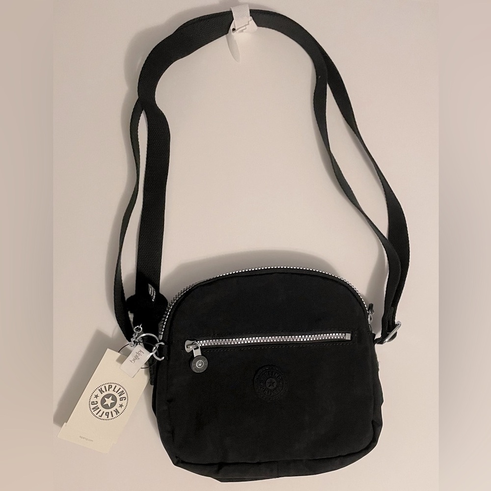 Kipling Cara Black Crossbody New With Tags
